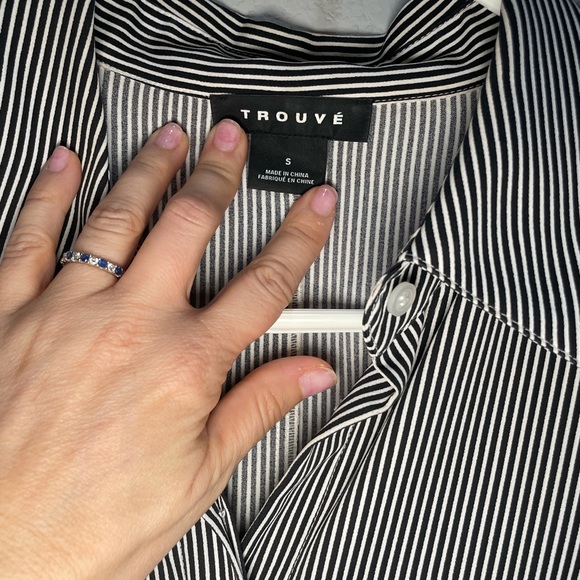 Trouvé Striped Shirt Dress - Picture 3 of 4